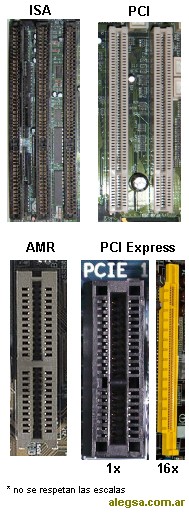 Imagen de diferentes tipos de zócalos de expansión