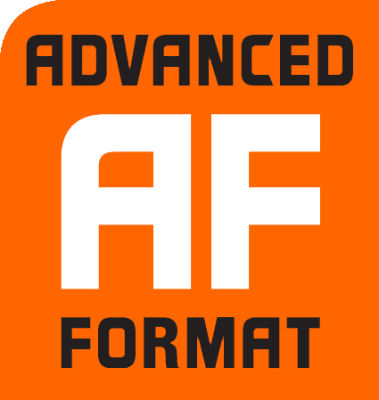 Logo del Advanced format.