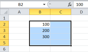 Celda activa en Excel