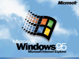 Logo inicio de Windows 95