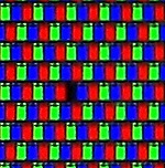 Imagen de un pixel muerto de un monitor