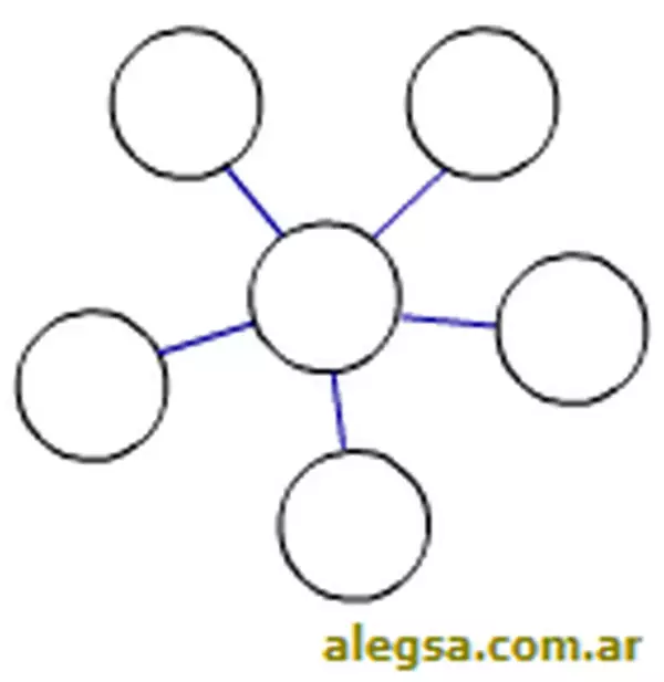 Definición de Topología en Estrella