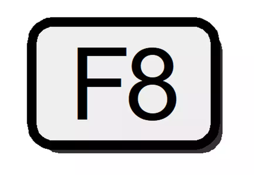 Definición de F8 (tecla de función)