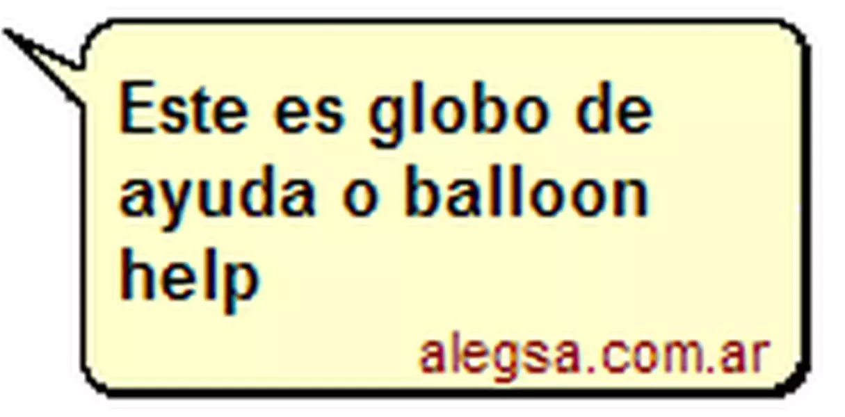 Definición de Globo de ayuda