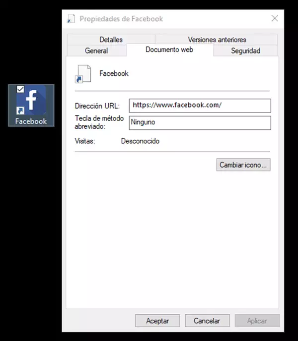 Cómo poner el icono de Facebook en mi escritorio