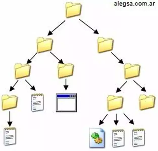 Definición de Árbol de directorios (informática)