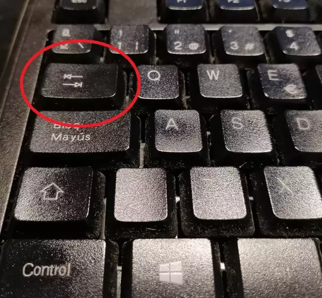 En el teclado ¿dónde esta la tecla TAB?