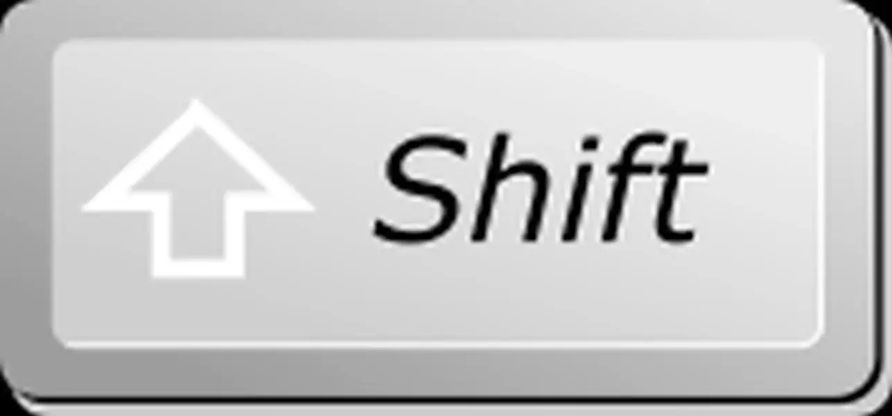 Mi teclado no tiene tecla Shift ¿cómo lo hago?