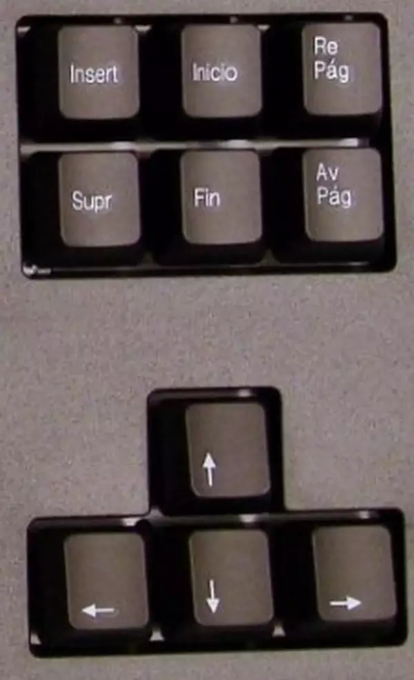 Definición de Teclas de cursor (cursores, cursor keys, arrow keys)