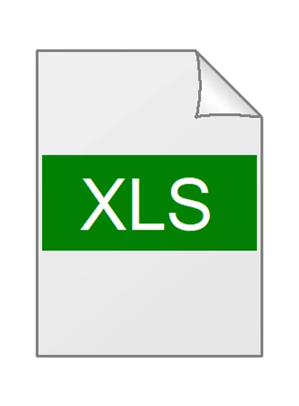 Definición de xls (extensión, archivo)