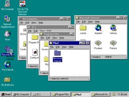 Escritorio de Windows 95