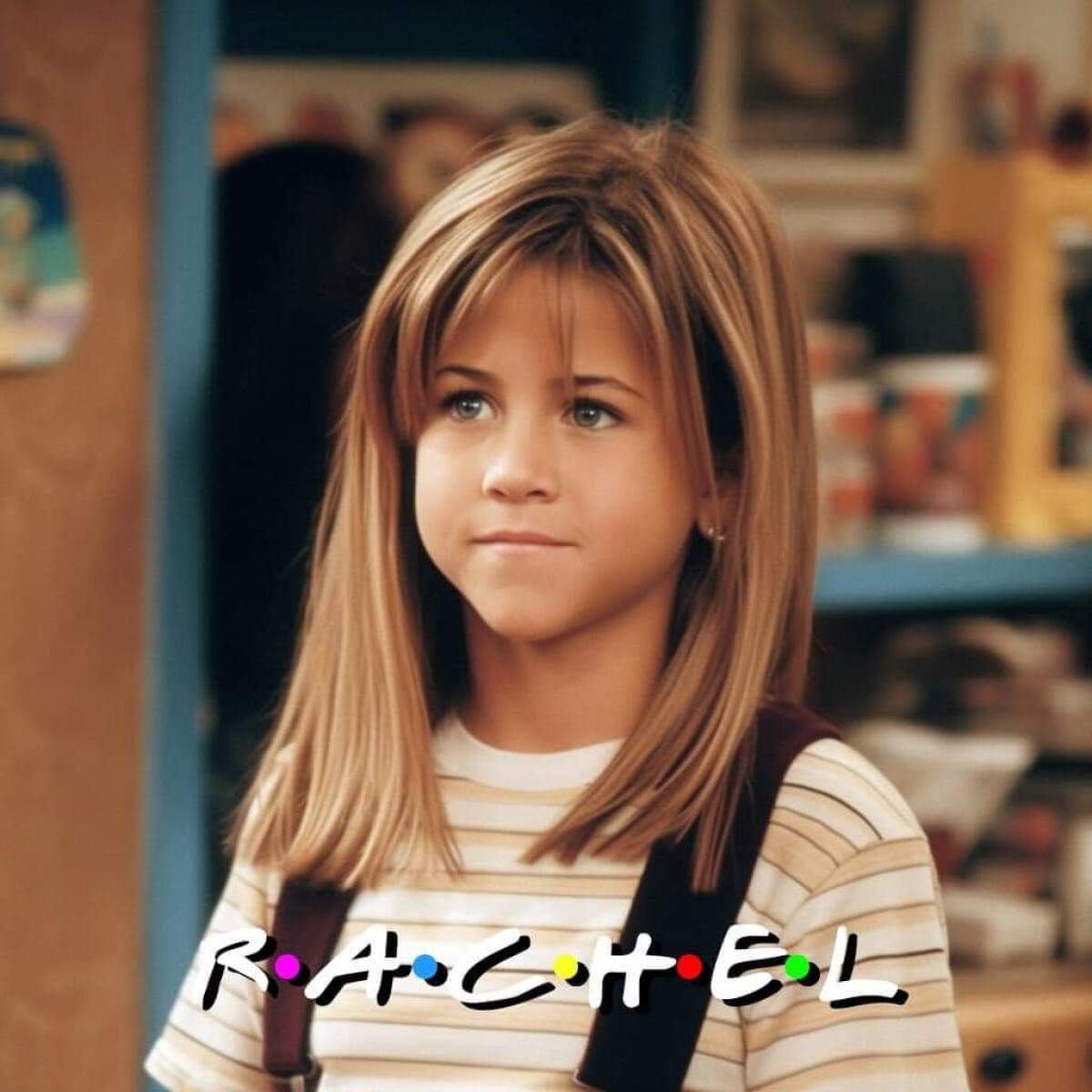 Cómo se vería Rachel de Friends con 5 años