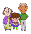 La relation des Poissons avec les grands-parents
