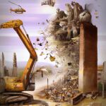 ¿Qué significa soñar con una demolición?
