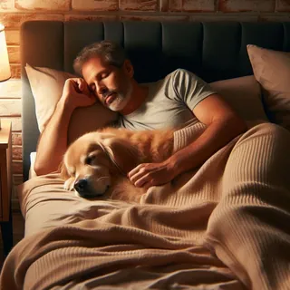 Imagen de la nota: Dormir con tu perro: beneficios emocionales, higiene y descanso seguro