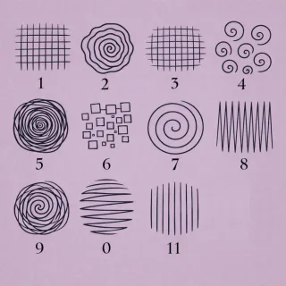 Imagen de la nota: Test visual de ansiedad: el dibujo que elijas revela cómo la vives