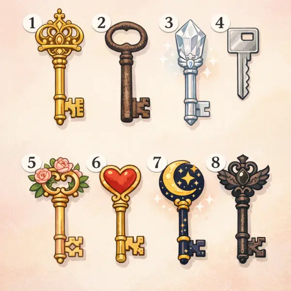 Izberi ključ in odkrij svoj skriti talent: vizualni test osebnosti