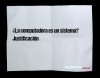 ¿La computadora es un sistema? Justificación 