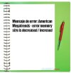 Mensaje de error: American Megatrends - error memory size is decreased / incresed