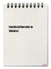 Función del Narrador de Windows