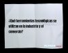 ¿Qué herramientas tecnológicas se utilizan en la industria y el comercio? 