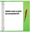 Cuidados a tener en cuenta para un dispositivo UPS