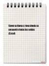 Como se llama a zona donde se encuentra todas las celdas (Excel)