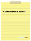 ¿Cuál es la función de Windows?
