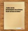 ¿Cuáles son los Inconvenientes de un Sistema Gestor de Bases de Datos?