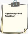 ¿A qué se llama hoja y libro en Microsoft Excel?