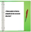 ¿Cómo quitar la flecha pequeña de los accesos directos?