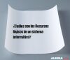 ¿Cuáles son los Recursos lógicos de un sistema informático?