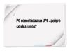 PC conectada a un UPS ¿peligro con los rayos?