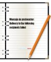 Mensaje de postmaster: Delivery to the following recipients failed