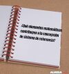 ¿Qué elementos matemáticos contribuyen a la concepción de sistema de referencia?