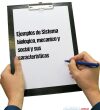 Ejemplos de Sistema biologico, mecanico y social y sus caracteristicas
