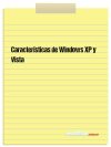 Características de Windows XP y Vista