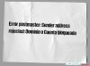 Error postmaster: Sender address rejected: Dominio o Cuenta bloqueada