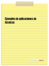 Ejemplos de aplicaciones de técnicas