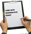 ¿Cuáles son los componentes de un sistema?