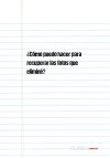 ¿Cómo puedo hacer para recuperar las fotos que eliminé?