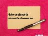 Quiero un ejemplo de contraseña alfanumérico