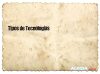Tipos de Tecnologías