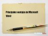 Principales ventajas de Microsoft Word
