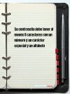 Su contraseña debe tener al menos 8 caracteres con un número y un carácter especial y un alfabeto