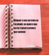 Bloqueé a una persona en Facebook: no quiero que lea las conversaciones que tuvimos