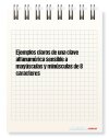 Ejemplos claros de una clave alfanumérica sensible a mayúsculas y minúsculas de 8 caracteres