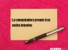 La computadora prende tras varios intentos