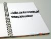¿Cuáles son los recursos del sistema informático?