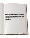 Mensaje: solo pueden contener caracteres alfanuméricos ¿Qué significa?